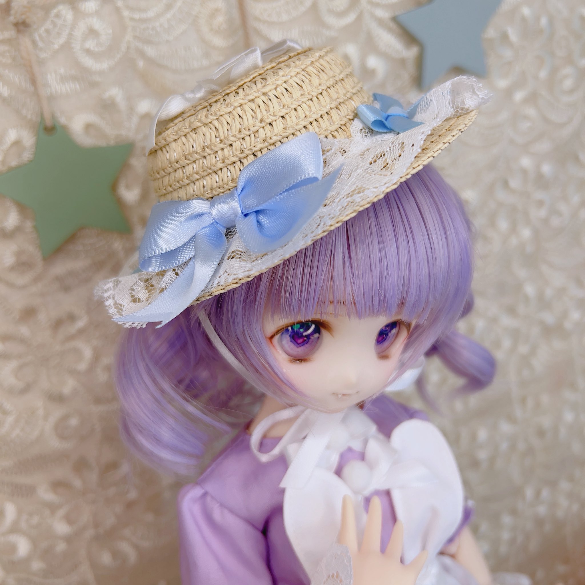シャドーボックス　麦わら帽子の女の子 シャドーボックス 麦わら帽子の女の子