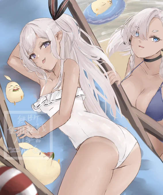#アズレン8周年アート 8周年おめでとうございます 暑いから水着欲しいね