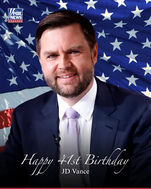 Happy  41st Birthday Vice President JD Vance!