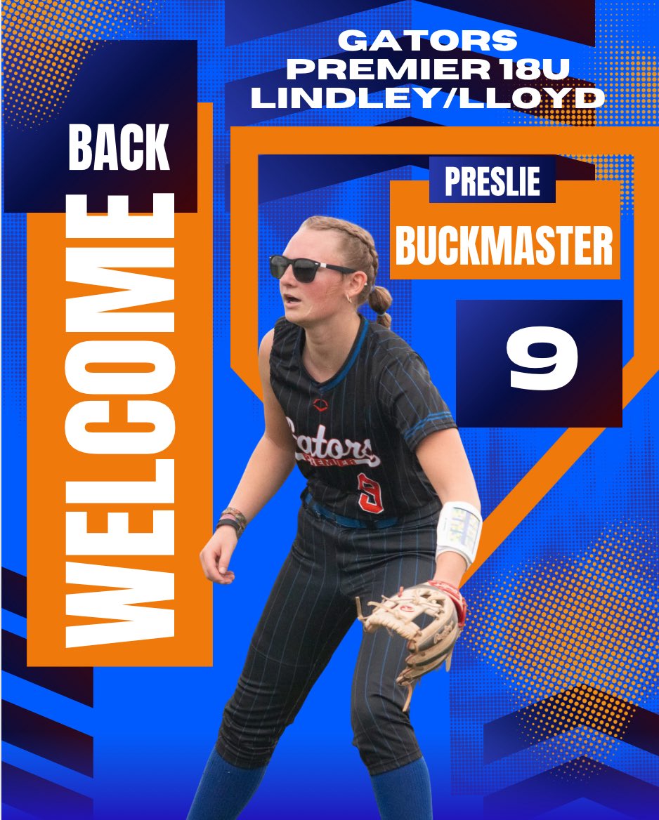 GatorsPremierLindley/Lloyd (@gatorspremier08) on Twitter photo Welcome back Preslie Buckmaster! Preslie is a stud at short and has some serious speed running bases! Go Gators!!! <a href="/PBuckmaster2027/">Preslie Buckmaster</a> <a href="/Indianagators20/">Indianagatorsfastpitch</a> <a href="/MarkLlo84231890/">Mark Lloyd</a> <a href="/Gators08Lindley/">Jake Lindley</a> Welcome back Preslie Buckmaster! Preslie is a stud at short and has some serious speed running bases! Go Gators!!! <a href="/PBuckmaster2027/">Preslie Buckmaster</a> <a href="/Indianagators20/">Indianagatorsfastpitch</a> <a href="/MarkLlo84231890/">Mark Lloyd</a> <a href="/Gators08Lindley/">Jake Lindley</a>