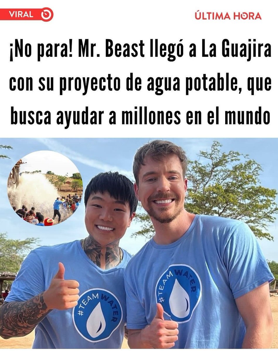 Mr. Beats haciendo más por la Guajira que el inservible, chatarra y corrupto de Petro.
Excelente está noticia 👏🏼👏🏼👏🏼
