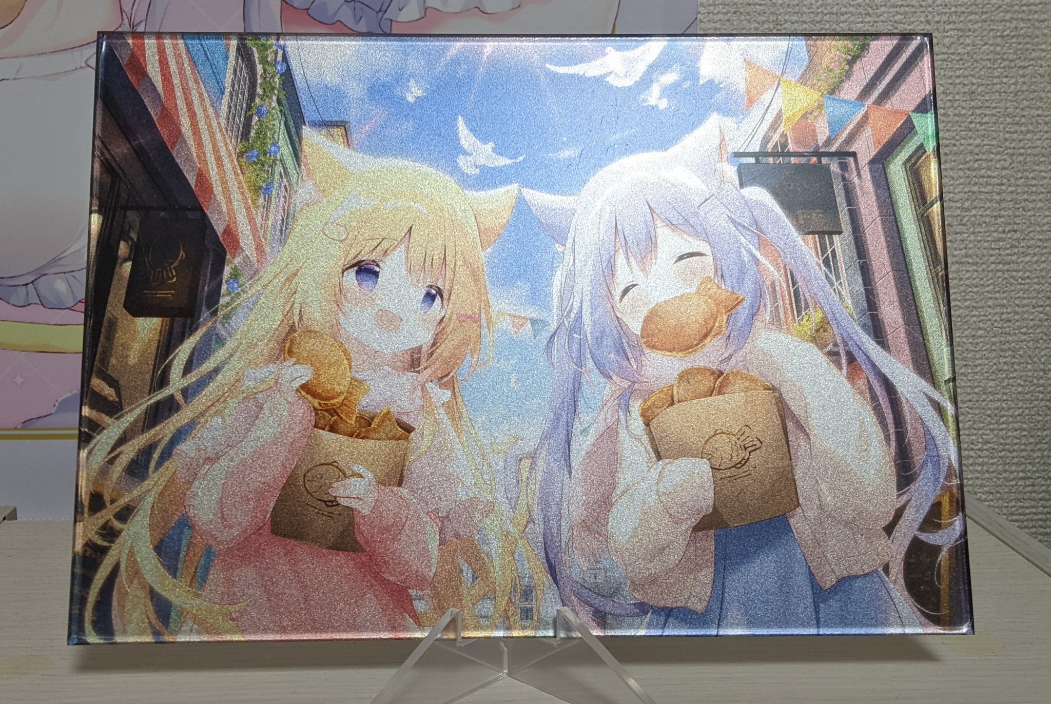 宝をまとった孤独な魚　アクリル画　原画 ぽるしち on X: 