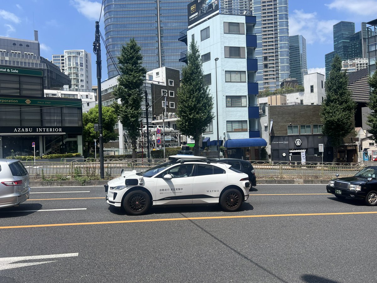 Apparently Waymo is now tested in Tokyo