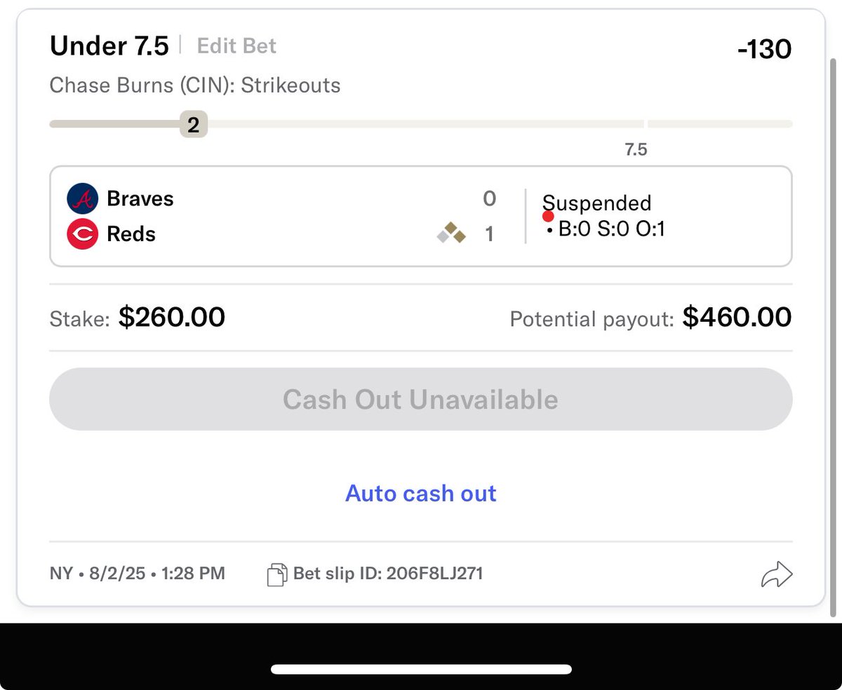 I hope he doesn’t come back in….. Sorry! #GamblingTwitter