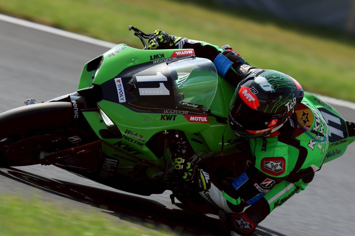 鈴鹿8耐 #64 Kawasaki Plaza Racing Team #11 Kawasaki Webike