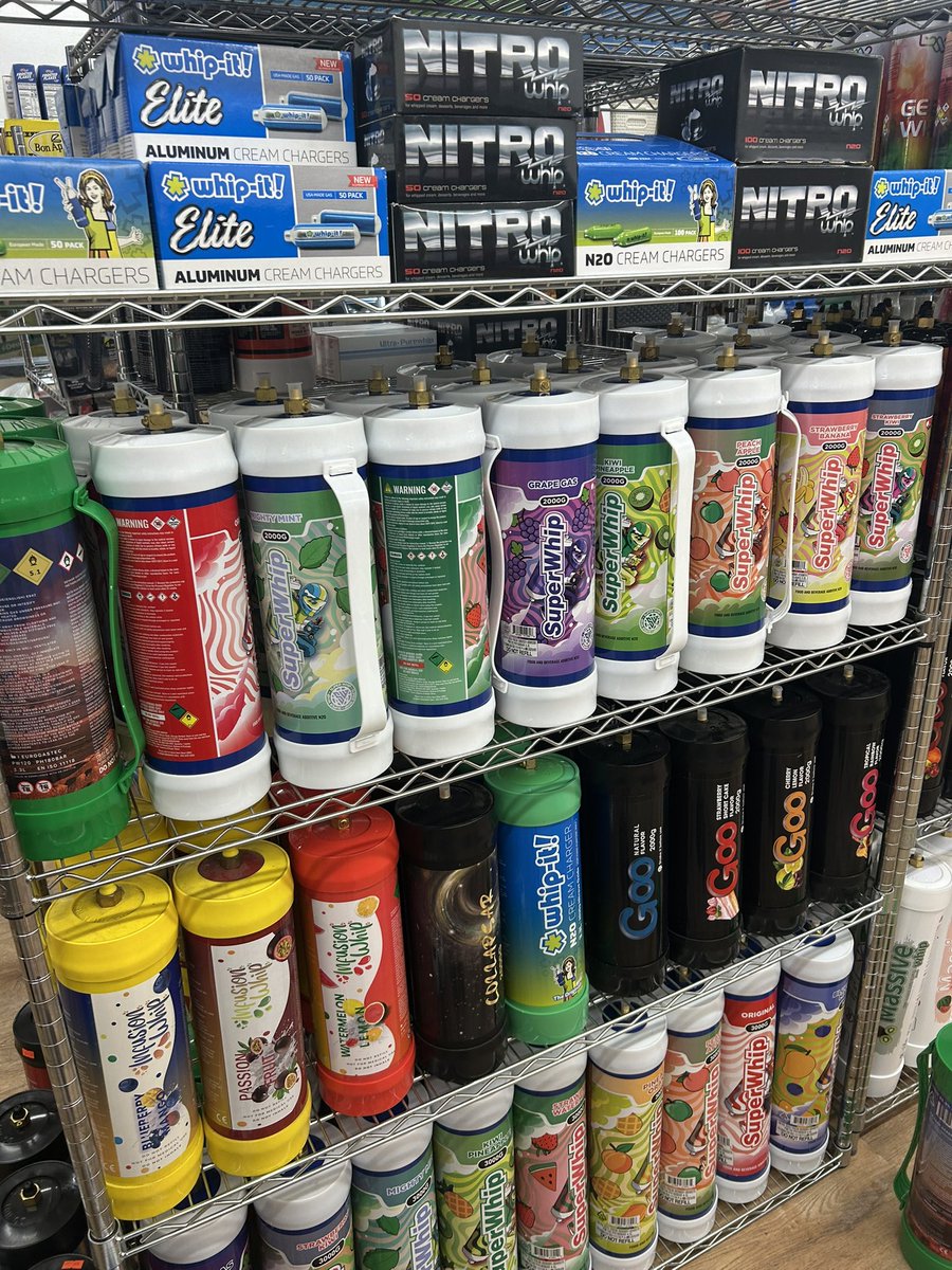 At the gas station they’re selling 40 pound whippet canisters so big they came with a back strap. Feel like America is slowly becoming Deadwood, as long as you got $80 and a drivers license you can buy elixirs that make you legally retarded.