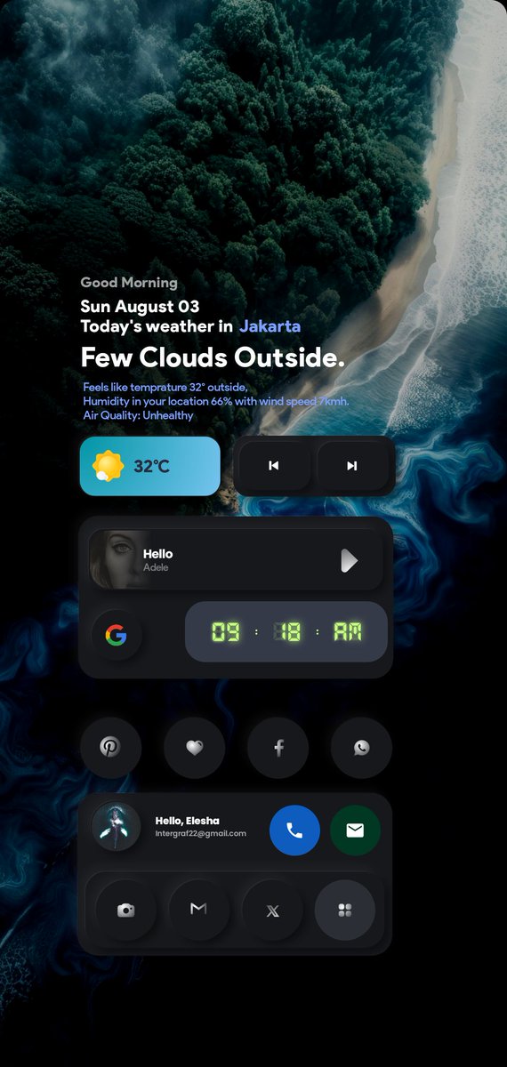 ELESHA (@intergraf22) on Twitter photo .
๐น SUNDAY. 03082025.
๐น WIDGET MORPH PRO KWGT
<a href="/Riteshk021/">Ritesh.k21</a> <a href="/DroidDecor/">Droid Decor</a>
๐น WALL
@Twitter
๐น H2I TEMPLATE
<a href="/pashapuma1/">PashaPuma Design Team</a>
. .
๐น SUNDAY. 03082025.
๐น WIDGET MORPH PRO KWGT
<a href="/Riteshk021/">Ritesh.k21</a> <a href="/DroidDecor/">Droid Decor</a>
๐น WALL
@Twitter
๐น H2I TEMPLATE
<a href="/pashapuma1/">PashaPuma Design Team</a>
.
