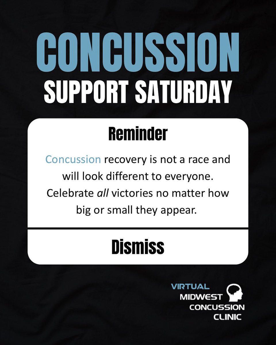 Concussion recovery is not a race. Your brain is recovering at its own pace. Don’t compare yourself to anyone else. 

#Concussion #ConcussionRehab #ConcussionEducation #ConcussionAwareness #ConcussionClinic #ConcussionRecovery #MWConcussion