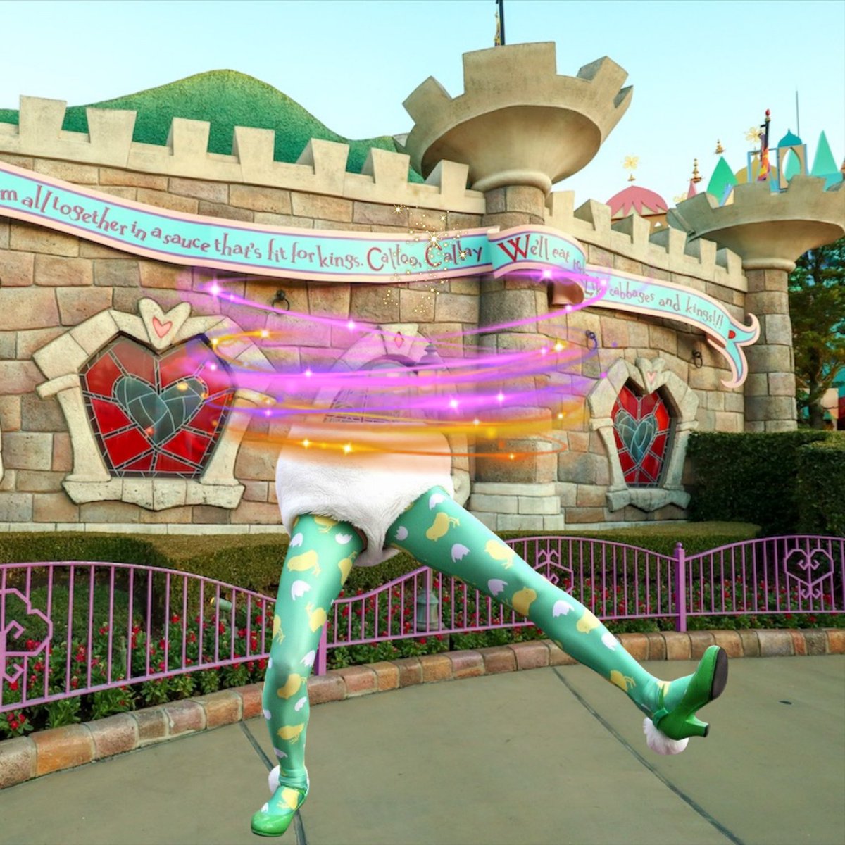 ◆ ディズニー大好き I've dreamt of taking this iconic ✌️👌 from the back