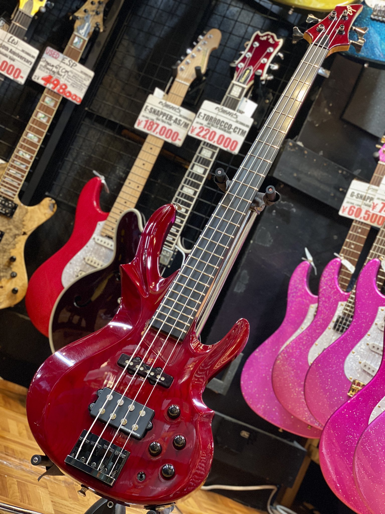 【希少】ESP Reindeer エレキベース EDWARDS E-TNシリーズ エレキベースREINDEER BASS E-TN-98 STR