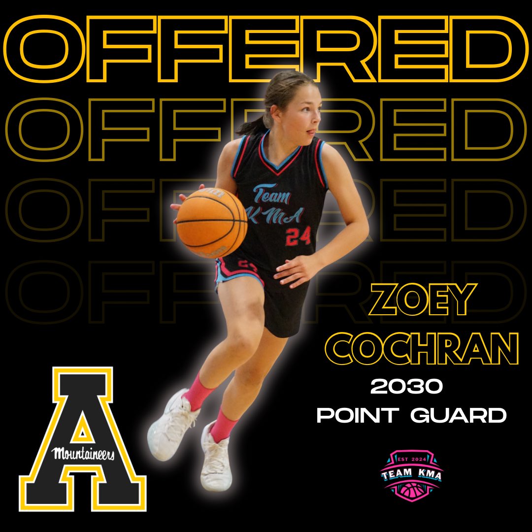 After a great conversation with <a href="/CoachASharp/">Alaura Sharp</a>, I am extremely grateful to receive my first offer from <a href="/AppStateWBB/">App State WBB</a>. Thank you for believing in me. Go Mountaineers!🏀
<a href="/BrooklynRTaylor/">Brooklyn Taylor</a> <a href="/coachkent02/">#alwaysinthegym</a> <a href="/BatsonBBall/">Batson Basketball</a> <a href="/NYGHoops/">NYGHoops</a>