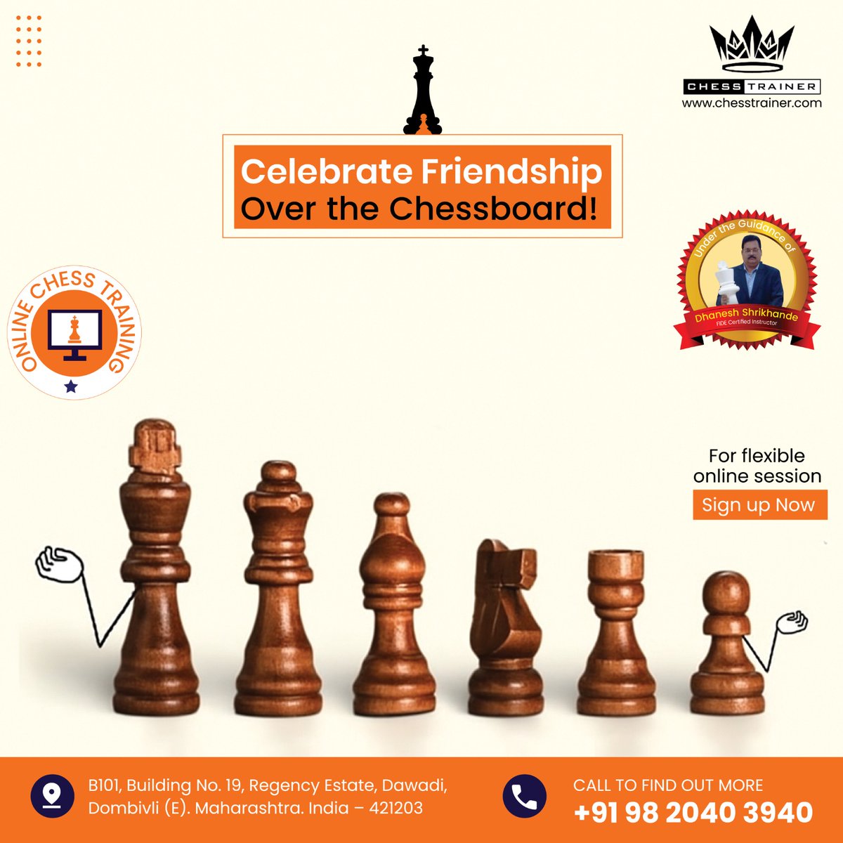 Chess_trainer91's tweet image. ♟️ 𝗖𝗲𝗹𝗲𝗯𝗿𝗮𝘁𝗲 𝗙𝗿𝗶𝗲𝗻𝗱𝘀𝗵𝗶𝗽 𝗢𝘃𝗲𝗿 𝘁𝗵𝗲 𝗖𝗵𝗲𝘀𝘀𝗯𝗼𝗮𝗿𝗱! 🤝

This Friendship Day, let’s honor the friends who make every match meaningful — the ones who challenge us, cheer us on, and share our passion for chess.

#FriendshipDay  #ChessTrainer