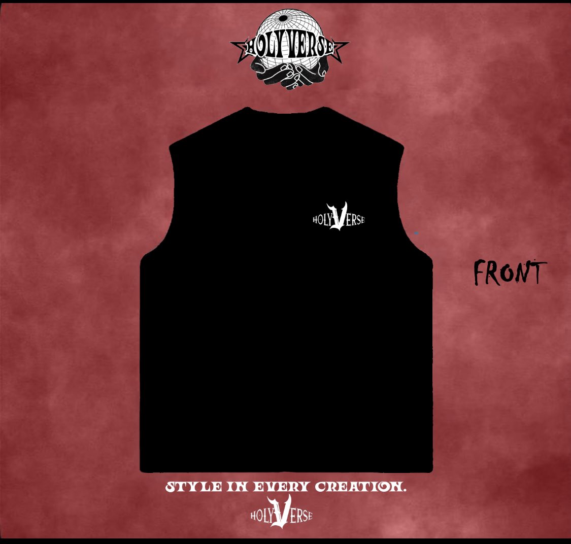 holyverse_'s tweet photo. HOLYVERSE BLACK TANK TOP🔥
#styleineverycreation https://t.co/1zxSVdvlRs