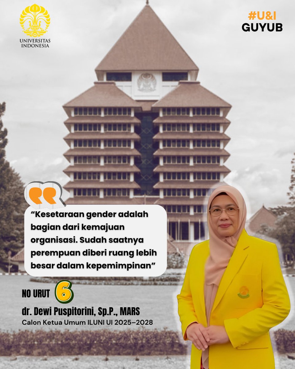 Romeo_Juliette6's tweet photo. Dewi Puspitorini, alumni berdedikasi dengan pengalaman luar biasa dalam organisasi dan kepemimpinan.Dia siap memperkuat hubungan alumni dan mahasiswa. Dukung Dewi sebagai ketua umum Iluni UI untuk masa depan yang lebih cerah!
#DewiPuspitorini #IluniUI #MasaDepanBersama https://t.co/Mq3LTDZ6sT