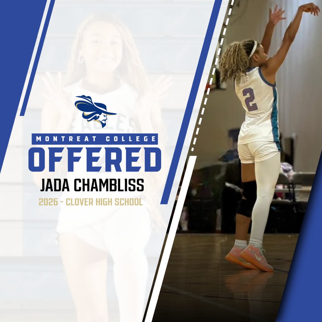 Jada Chambliss (@jada_chambliss) on Twitter photo I am grateful to receive an offer from <a href="/MontreatWBB/">Montreat Women's Basketball</a> after an amazing elite camp today ! Thank you <a href="/CoachJamieMoore/">Coach Jamie Moore</a> for the opportunity! I am grateful to receive an offer from <a href="/MontreatWBB/">Montreat Women's Basketball</a> after an amazing elite camp today ! Thank you <a href="/CoachJamieMoore/">Coach Jamie Moore</a> for the opportunity!