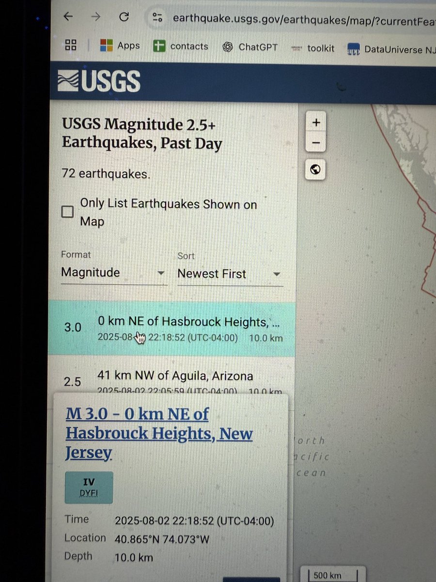 Earthquake felt in New Jersey and New York City. #earthquakenj