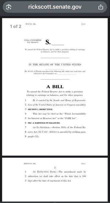 リック・スコット上院議員のFAIR法文書