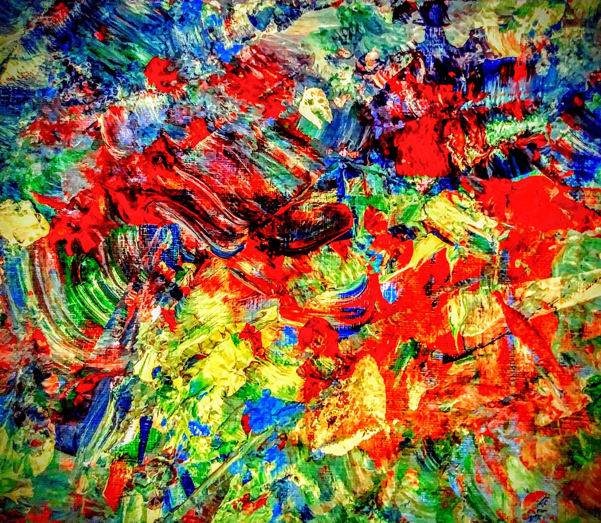 "Better days are just around the corner, a wonderful time to you, dear friends!" #abstractpainting