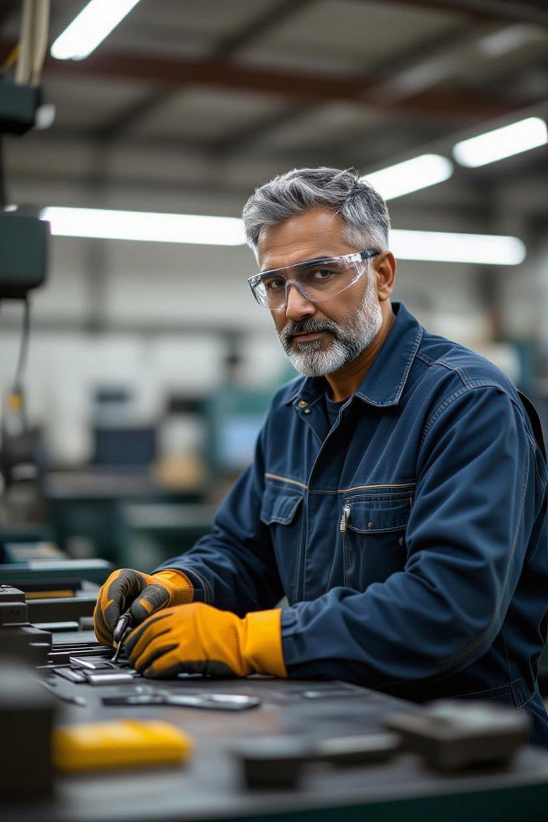 A work station with tools and things to make and break is all a ‘real’ man needs.