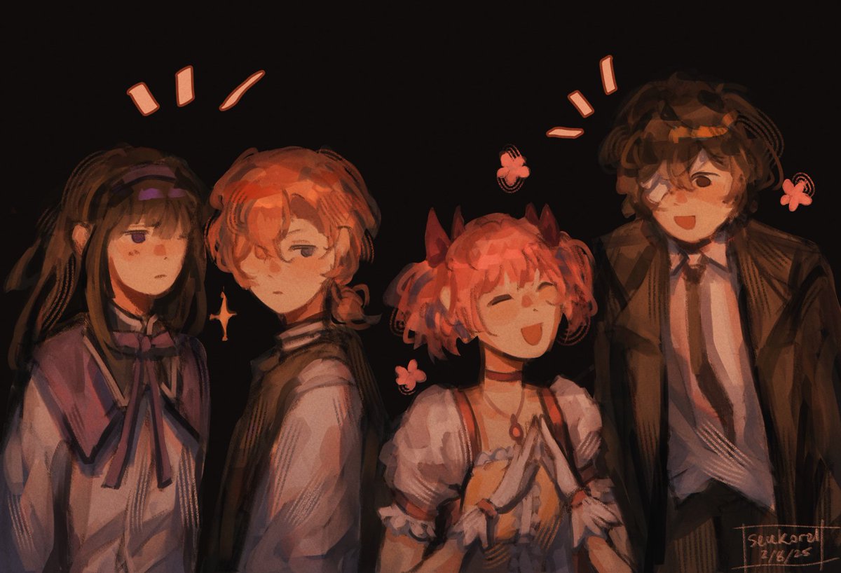 seukorei's tweet image. crossover episode
#bsd #pmmm #skk #madohomu