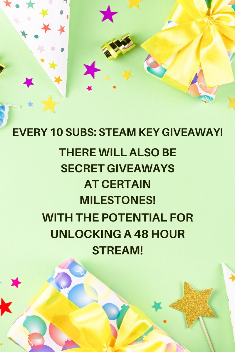 IT'S HAPPENING TOMORROW! BIRTHDAY STREAM! It all starts at 3pm EST 2pm CST 1pm MST and 12pm PST! with the potential of becoming a 48 hour stream! we will have steam key giveaways secret giveaways and more! i can't wait to hang out with you guys for my birthday! (Actual Birthday