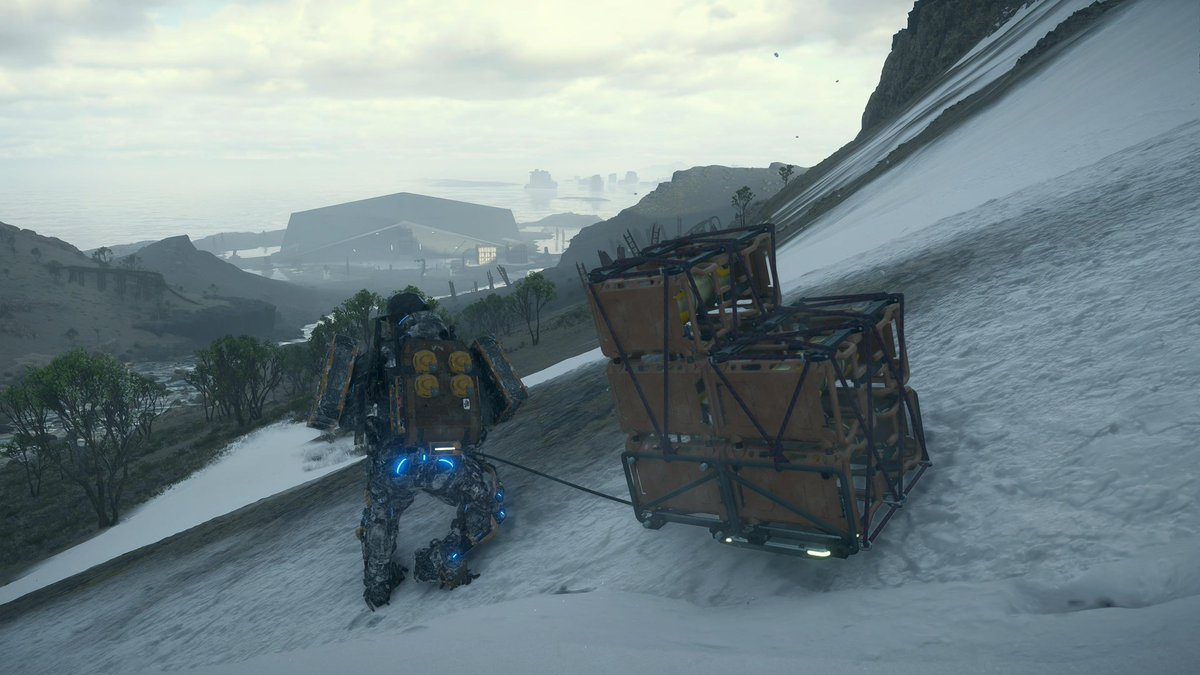 #けいじチャンネル　#DeathStrading2 雪山で足場が大変な上、雪で視界もままならない中、危険な荷物を運んで目的地が見えた安堵感がすごい！

雪山を舐めてかかって散々な配達になってたから今回はより慎重に😊絶対本物の雪山ならあの世行きやった😱