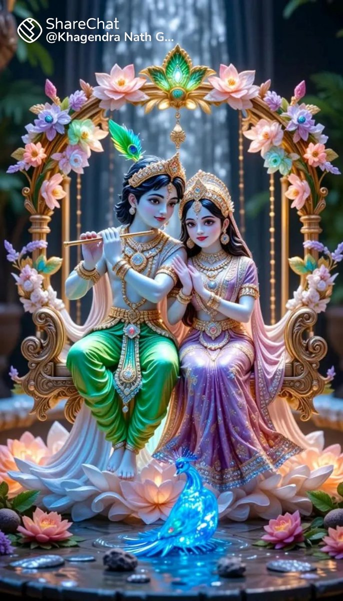 सभी मित्रों पर श्री राधे कृष्णा 🙏🌹❤️जी की कृपा सदैव बनी रहे, जय श्री राधे कृष्णा 🌹🙏❤️""!