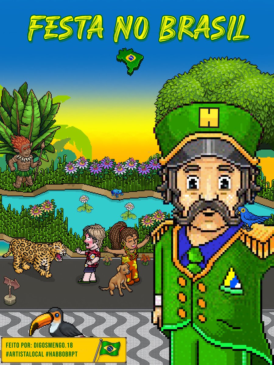 Digos Arts (Habbo/Habblet) (@digosarts) on Twitter photo Essa foi minha participação na competição #ArtistasEmAção
Não fui escolhido, mas foi bom participar e fazer esse pôster, gostei bastante de fazer ele ❤️
<a href="/HabboPTBR/">Habbo PT/BR</a> Essa foi minha participação na competição #ArtistasEmAção
Não fui escolhido, mas foi bom participar e fazer esse pôster, gostei bastante de fazer ele ❤️
<a href="/HabboPTBR/">Habbo PT/BR</a>