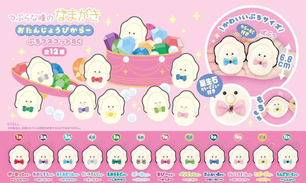 ✨ 8月の商品まとめ 3⃣ ✨// 🦪 つぶらな瞳のなまがき おたんじょうび