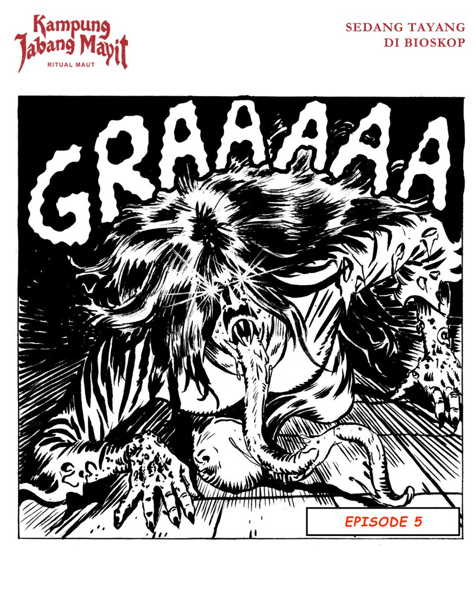 clockwork_ofc's tweet photo. Episode 5 dari komik KJM!

Ini bukan akhir dari kisah Bagas &amp; Weda. Misteri di komik ini akan sepenuhnya terjawab di film KAMPUNG JABANG MAYIT: RITUAL MAUT

🎟️ Tiket tersedia di M-TIX, TIX ID, CGV, dan Cinepolis!

Komik oleh @ajon_anggara https://t.co/VIdWBQCcRf
