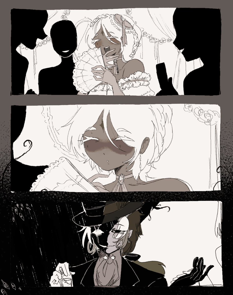 [victorian courting AU] first encounter
#shadowvanilla