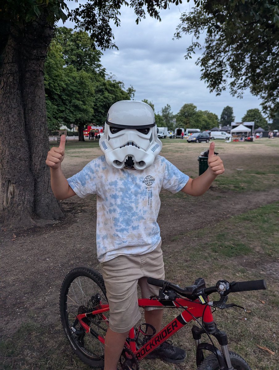 A week on and still buzzing from the ! So proud to announce over £700 raised for Spear &amp; Trussel Trust.
Congrats to Cesar for winning the Stormtrooper helmet!
A huge thanks to volunteers, members, the fantastic bands, and High Tide Festival for making it such a success. 🎉