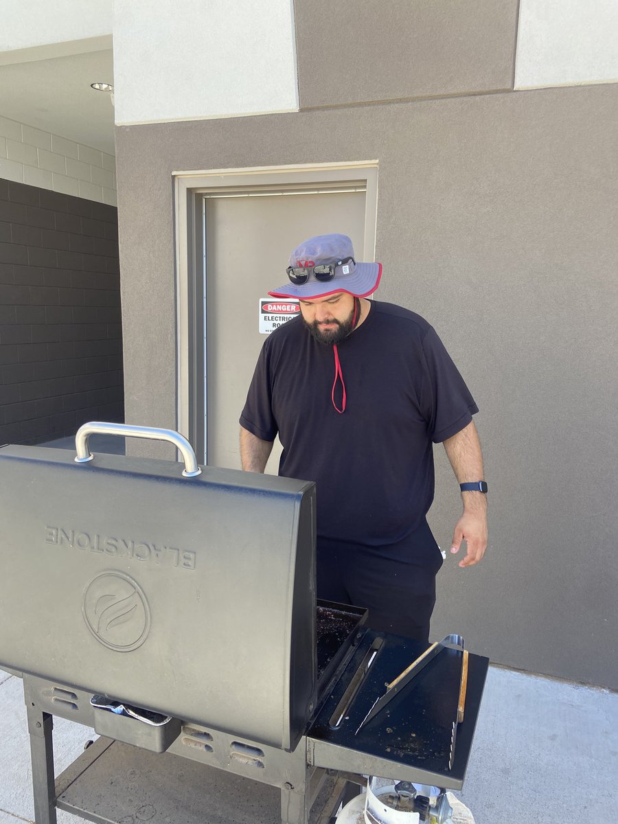 Had a a successful Start of Season Cookout with our football athletes, families, and alumni today. Big shoutout to Grill Master Coach E!