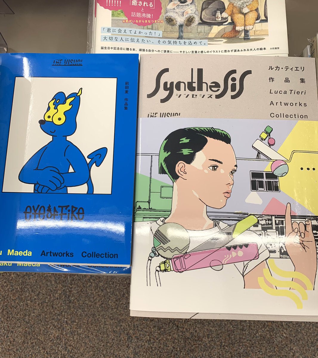 【5階 芸術】
トゥーヴァージンズ大好評の画集シリーズ
<THE VISUAL>創刊1周年記念フェア
B17エンド台にて展開中‼️🎉

新刊2点『前田麦作品集 Eye of Fire』『ルカ・ティエリ作品集 Synthesis』を含めた計13点のフェアとなっております🧩🎨