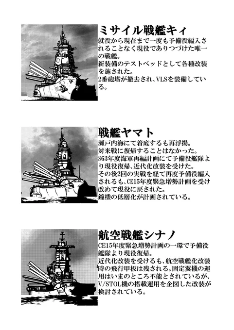おまけ:
戦艦と武装メイドの雑設定 