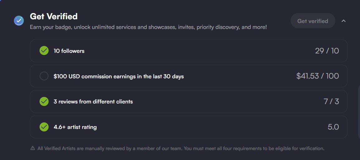 Im so close to be verified on vgen! eeek , Can you guys help a little sea bunny? 🥺🩷