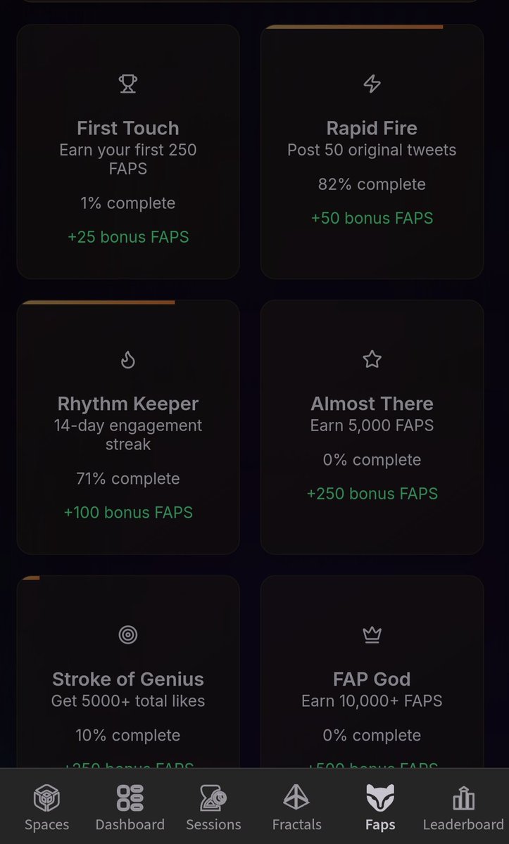 venom201301's tweet photo. FAPS Progress Check!
Grinding through the missions on @FractionAI_xyz 

✅ Rapid Fire – 82%
✅ Rhythm Keeper – 71% 

Let’s keep climbing 

#FAPS #FractionAI #TrainToOwn #Web3Rewards #AIGrind #Web3
#Web3AI https://t.co/XVMsqjkBjS