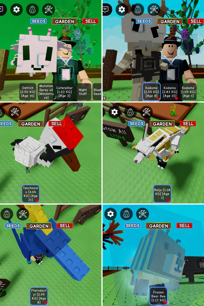 GaG Giveaway! (10 winners)

prizes:
— petal bee
— 3 pcs kodamas 
— tanchozuru 
— raiju
— pterodactyl
— frozen bear bee
— and 4 winners of level 60 age pet (good for pet slots)

mechanics: follow, rt + like, and like my 📌 twt 

ends: TBA