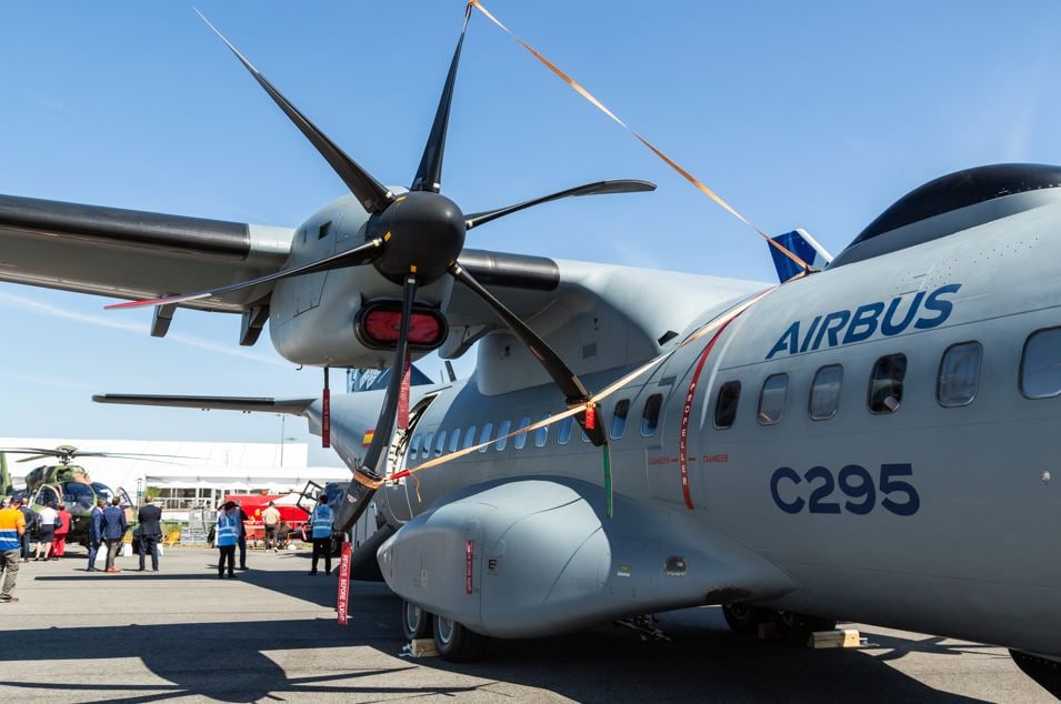 🚨India Receives Final Airbus C-295 Aircraft from Spain, Rest Will Be Made In India