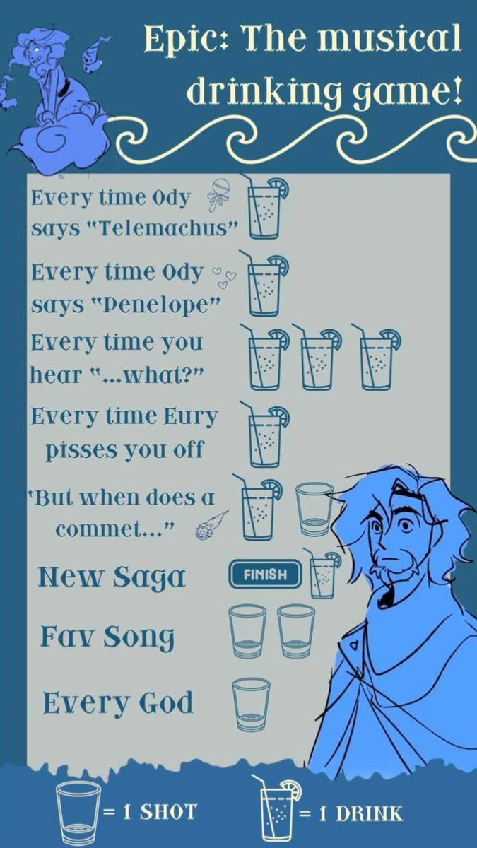 Spending Sunday hanging out with friends listening to Epic: The Musical and playing a drinking game. I’m going to get so drunk hehehehe