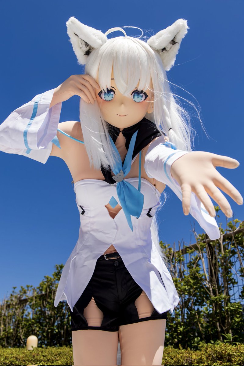 「おはこーん🌽、白上フブキです！私のFriendsになってくれませんか?］

📷：<a href="/midorin_toyama/">ハヤリナ@遠山みどりん</a>
🔧：<a href="/HaruYuki2333/">春雪はるゆき</a>
#みけこん2025なつ