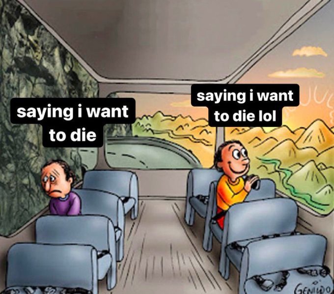 hurtingtextmsgs's tweet image. my two sides