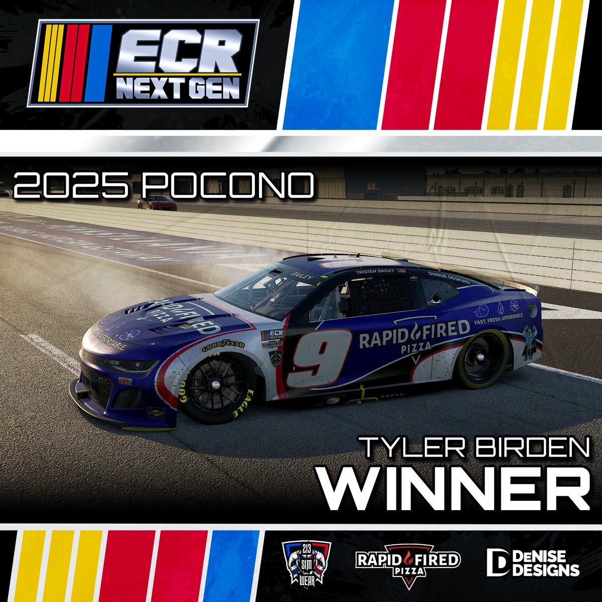 The Tricky triangle saw a broad range of strategy across the board but <a href="/Tristen__18/">Tristen Bailey</a> had the winning strategy with a late 2 tire stop. <a href="/Celticsfan3030/">Collin Bollinger</a> P2 <a href="/EliteWarMachine/">Tyler Birden</a> P3 <a href="/speedmachine51/">⚡️51⚡️</a> P4 and <a href="/JonOsborne/">Jon Osborne</a> P5 to round out the top 5.

Next week we head to Michigan!