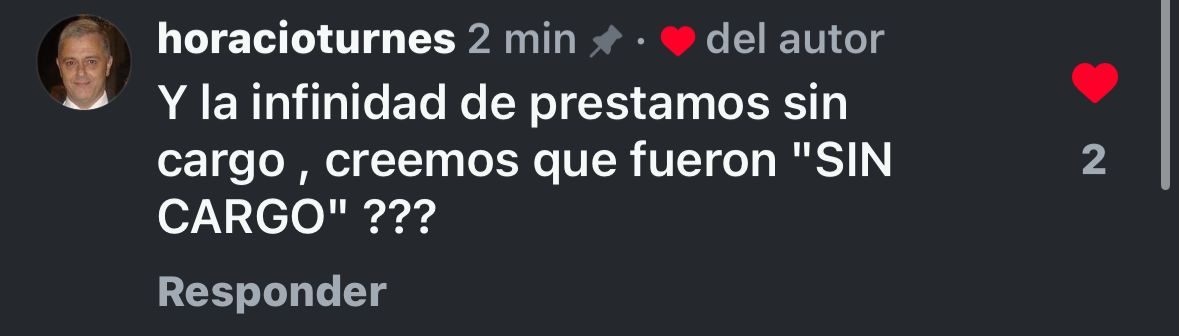 Buena observación del señor. ¿Para pensar, no?