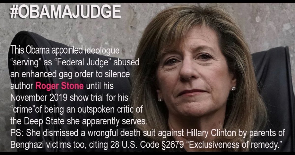 Mentally deranged and corrupt federal Judge Amy Berman Jackson said at the sentencing after my Soviet-style show trial that I was "convicted of covering up for the president" to which I say "covering up what? The Russian collusion that never happened?"

Sixteen House Republicans