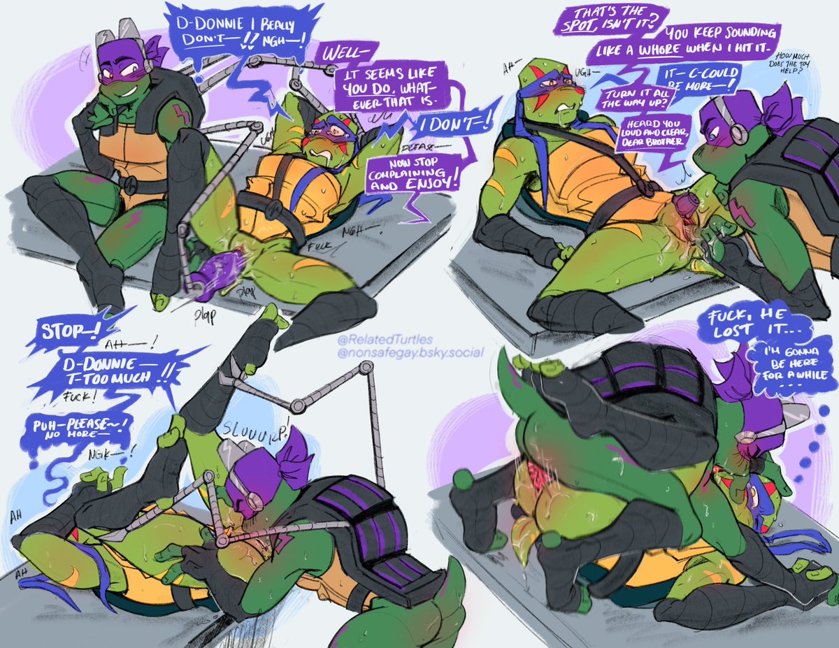 COMM FOR <a href="/DustyRack/">✨💙🩵Dusty🩵💙✨(Commissions closed atm!!)</a> ‼️‼️ pretty sure being treated like a mere experiment subject turns Leo on sooo much, but he won’t accept that 🤭💙💜💙💜 

Thank you so much for your comm !!