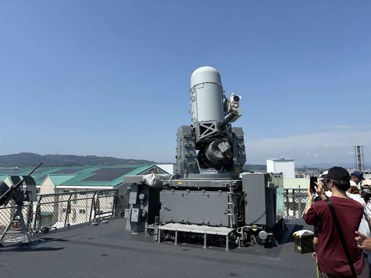 港まつりで入港した護衛艦ひゅうが観てきました(・∀・)