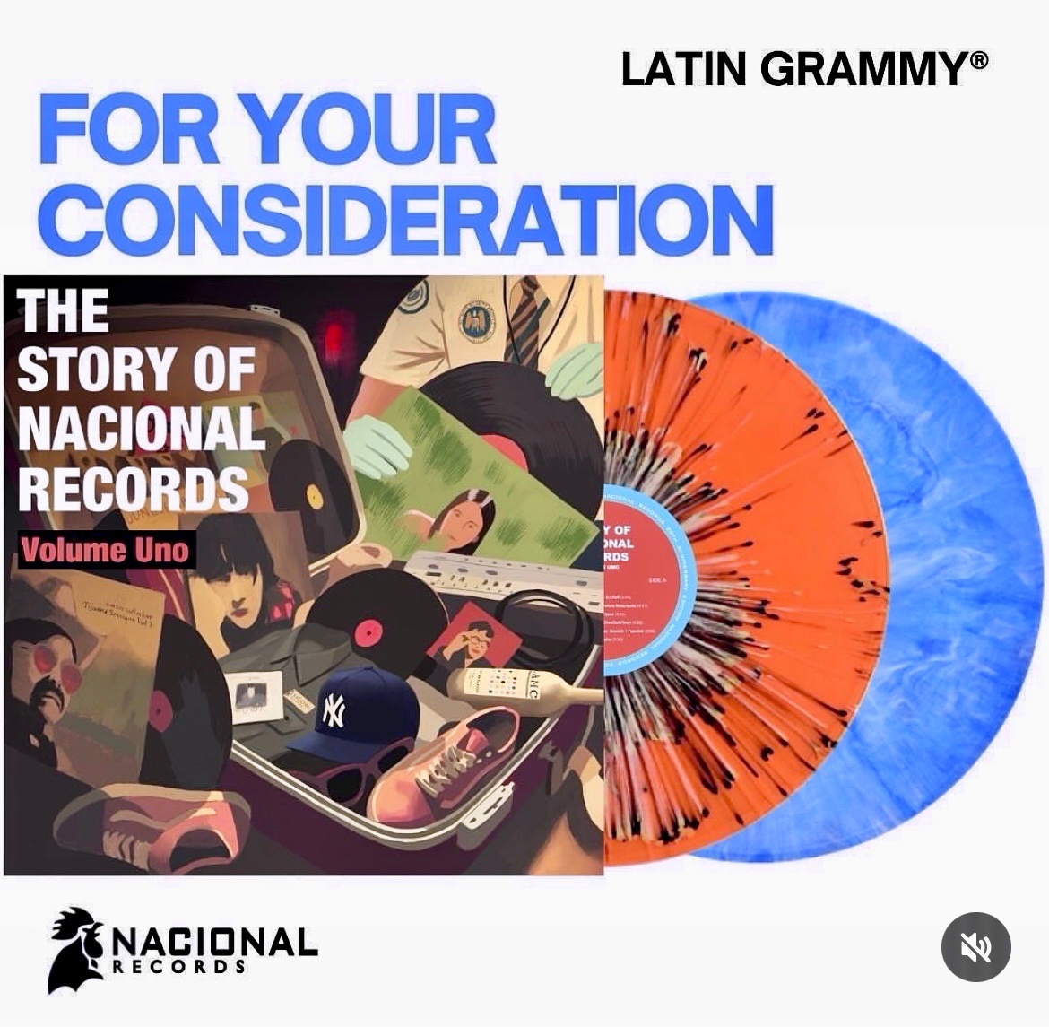 Dear friends at the Grammy, for your consideration: this wonderful vinyl with a Latin alternative Music voice in the world!!! <a href="/NacionalRecords/">Nacional Records</a> <a href="/MONARETA/">MONARETA</a> included!!!