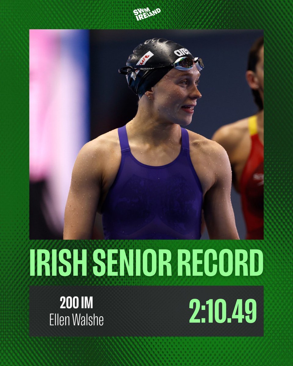 teamtsccoach's tweet image. WELL done @walsheellen on a tremendous week of racing #AQUASingapore25 with Two World Finals, Two Irish Records and the 4IM (9th) this am.  Great Progress again this year.  #MoreToCome #FunFastFearless

@TEAMTSCSWIM