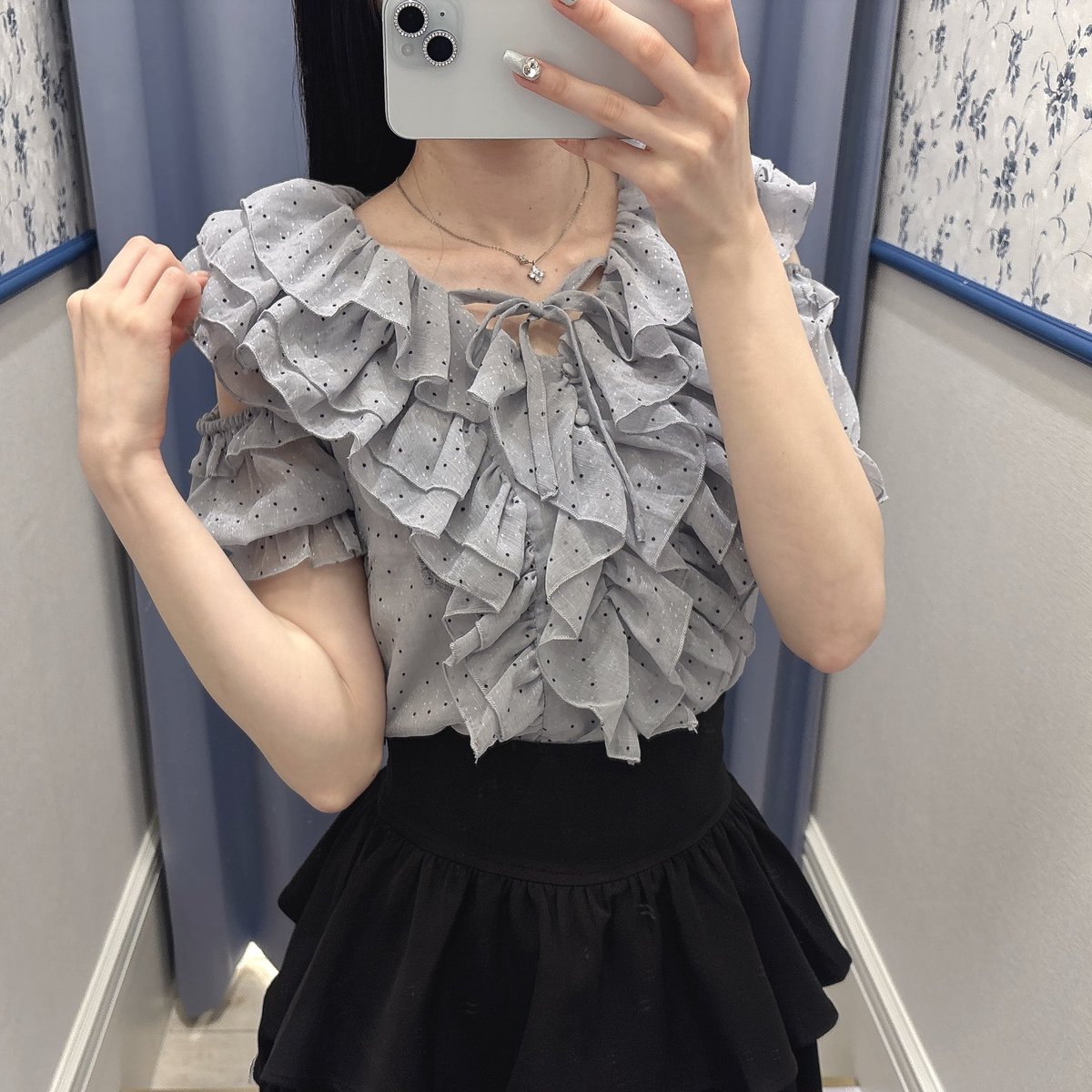 evelyn フリルドットBS evelyn池袋店 𝐶𝑜𝑜𝑟𝑑𝑖𝑛𝑎𝑡𝑒🧊 ♡フリルドットBS♡ price